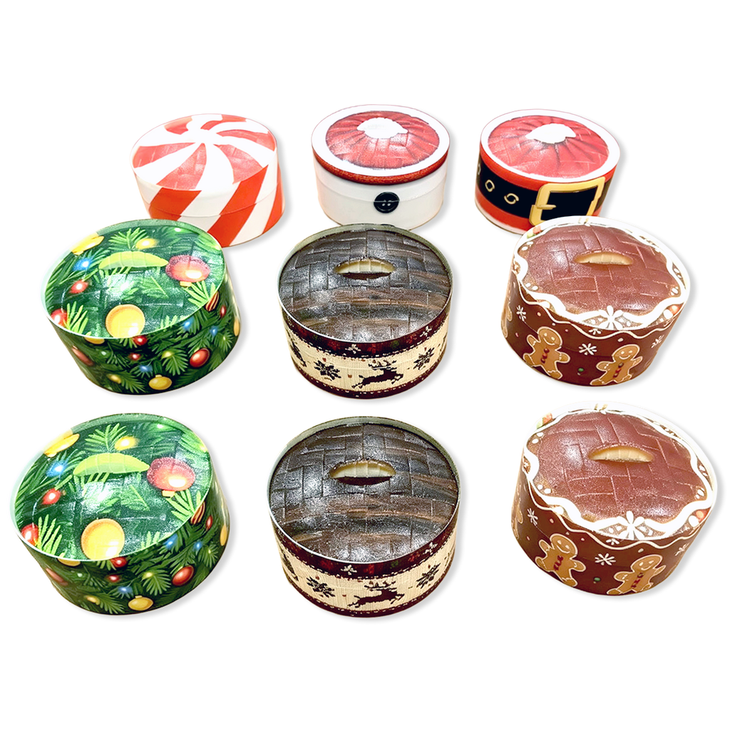 Fun Doh Christmas Dumpling Squishy Toy 12pc Holiday Display