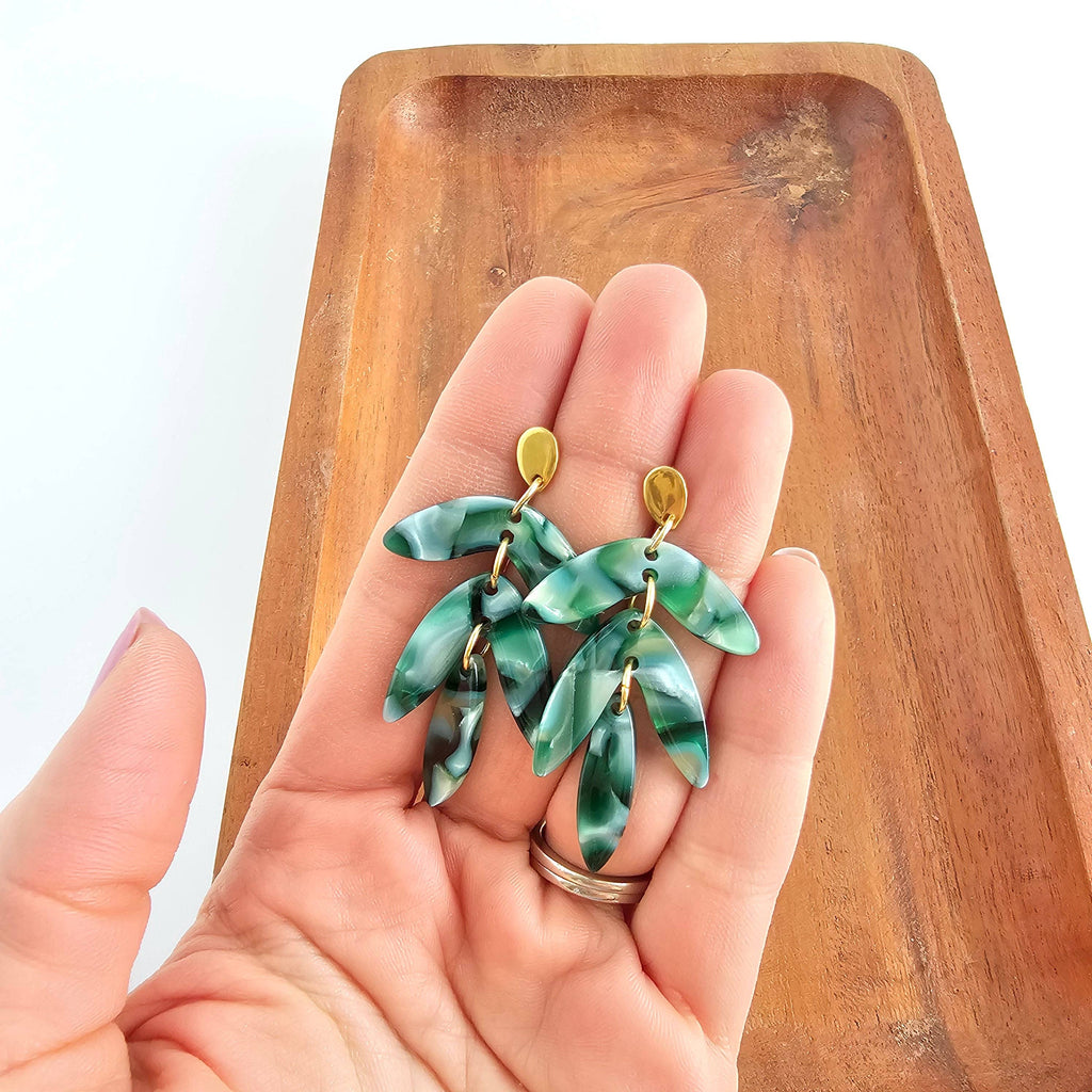 Mini Kailani Earrings - Palm Lustre