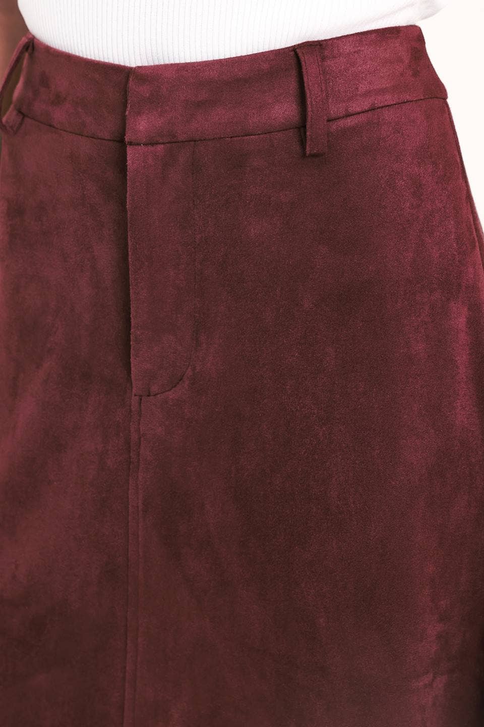 Arizona Suede Midi Skirt