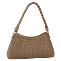 Margaret Braided Handle Woven Shoulder Bag