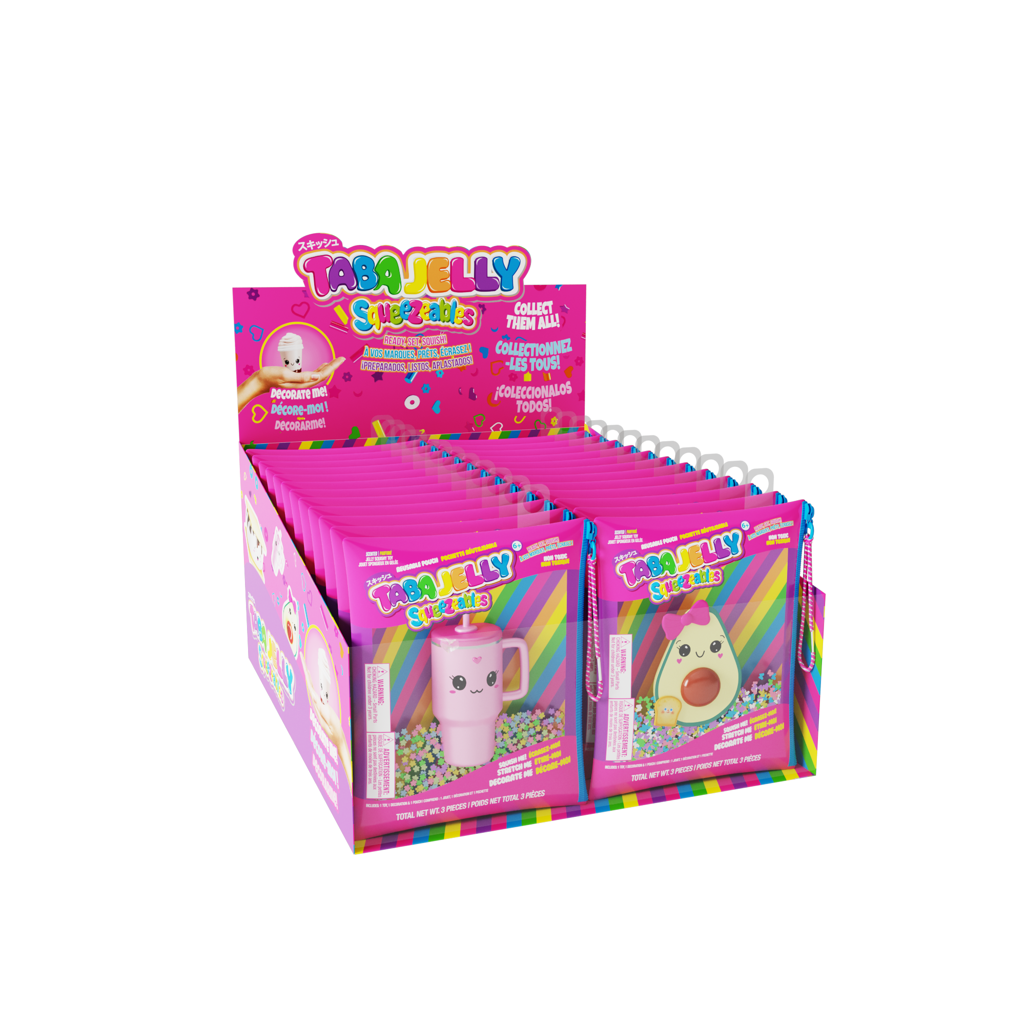 TABA JELLY SQUISHY TOYS SERIES 4