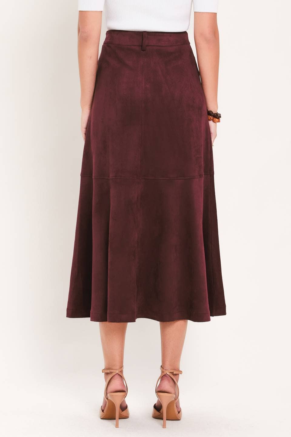 Arizona Suede Midi Skirt