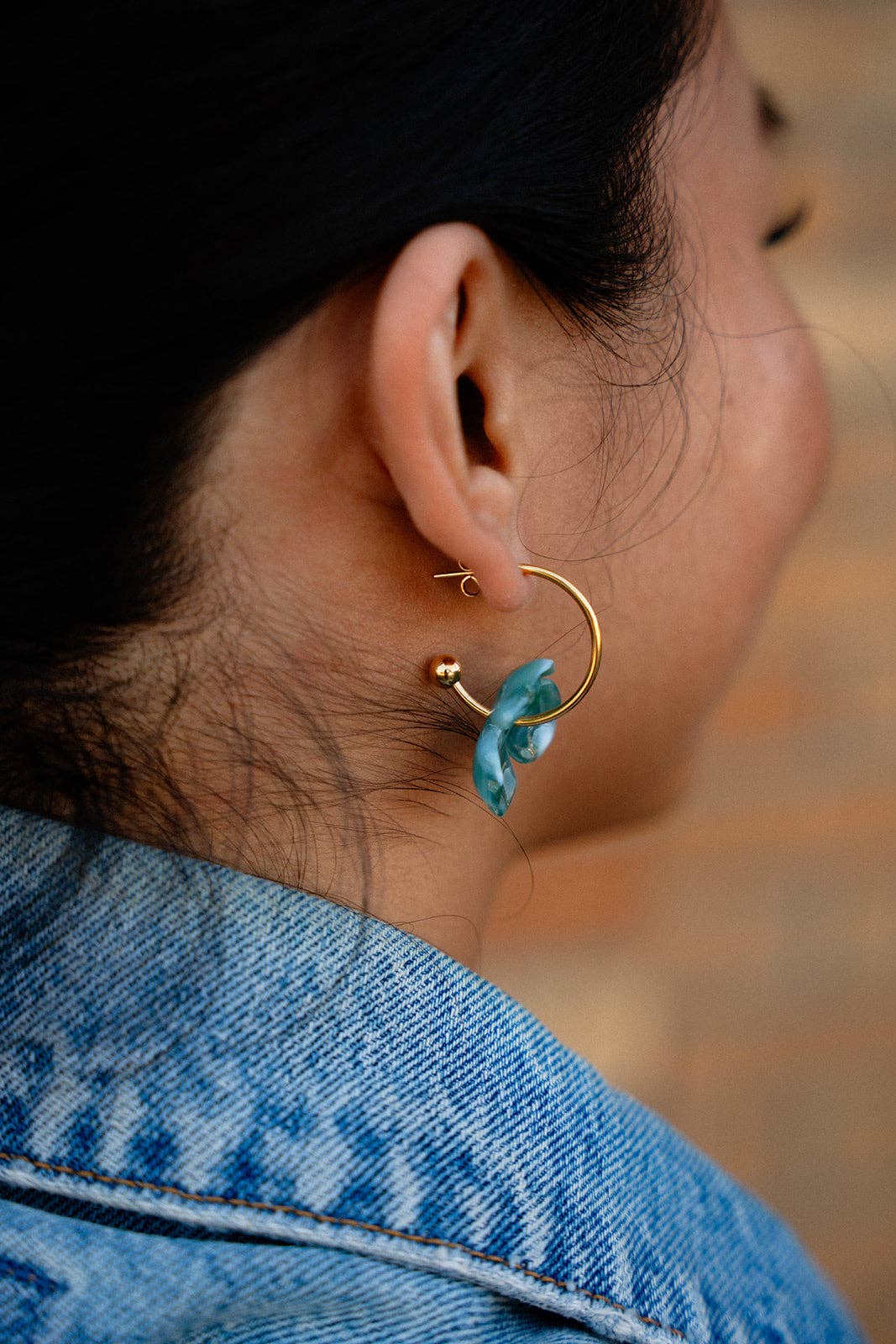 Magnolia Hoops - Alpine Green