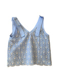 Mamie Eyelet Bow Strap Top
