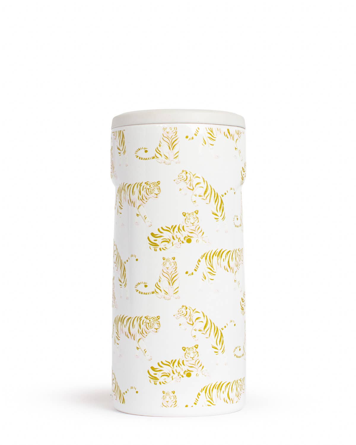Chloe Tiger Insulated Slim Can Cooler 12oz