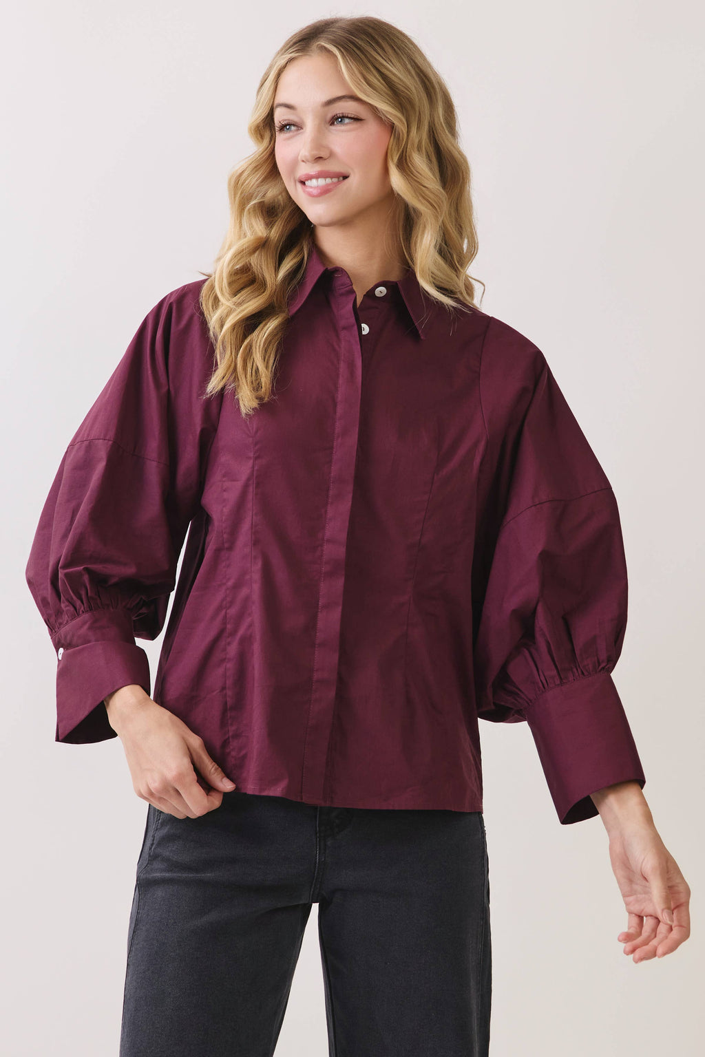 Conrad Balloon Sleeve Top