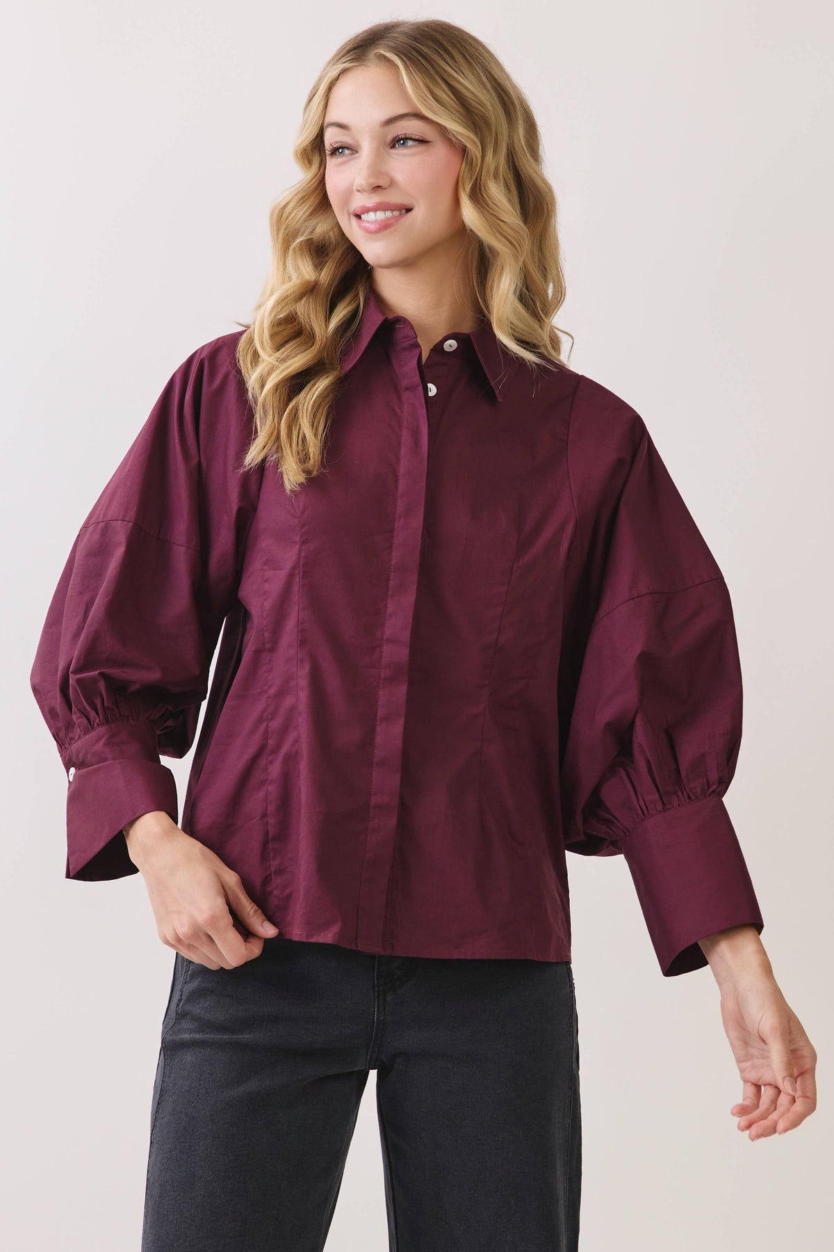 Conrad Balloon Sleeve Top