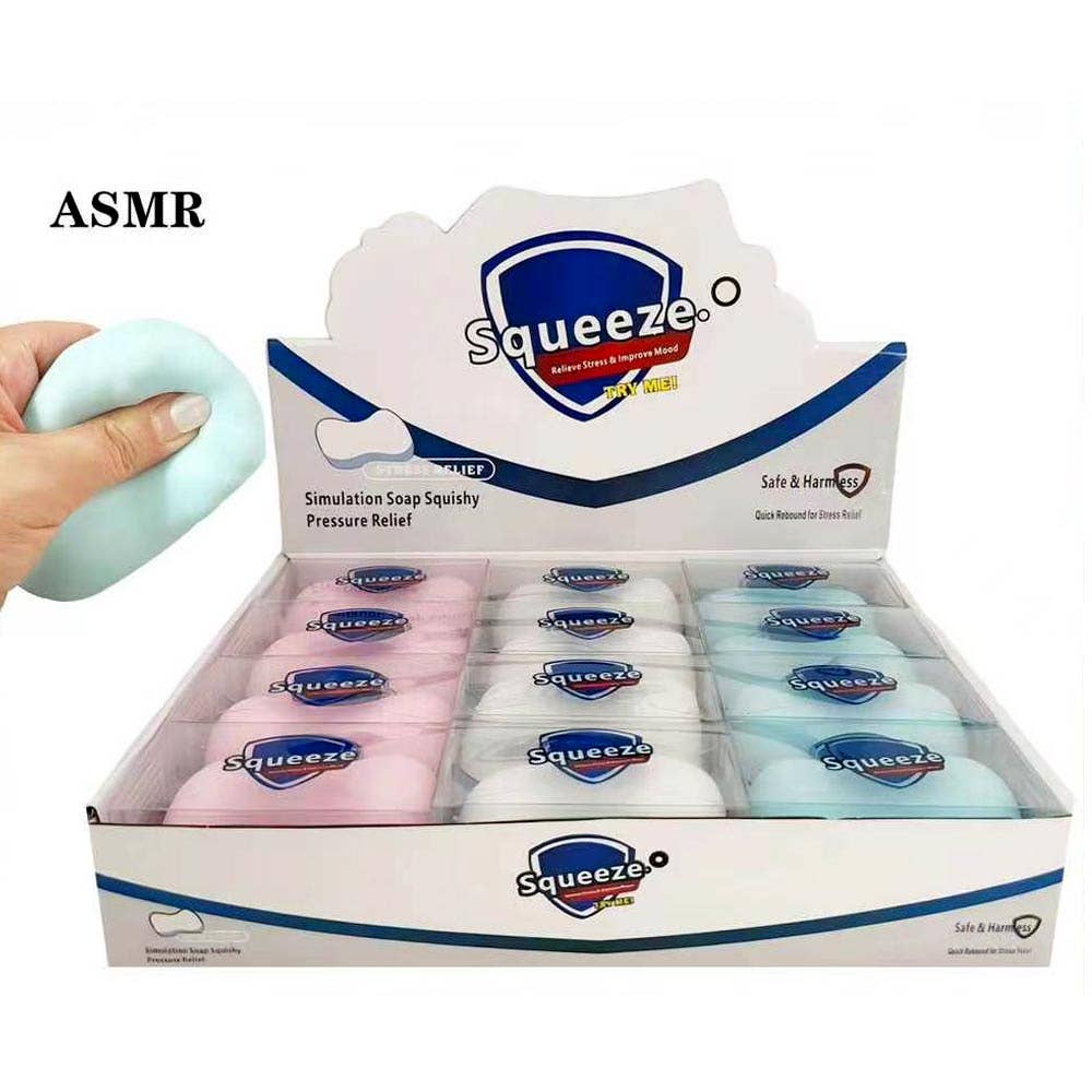 ASMR Crunchy Soap Squeeze Squishy Stress Relief Toy