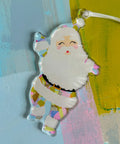 Holiday Party Santa Acrylic Ornament