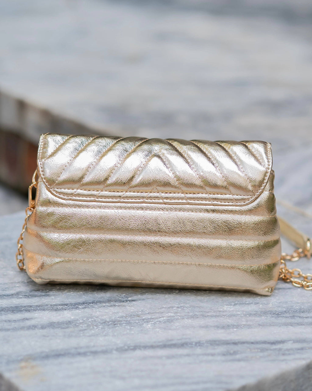 Brandy Crossbody Glimmer Gold