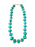 Darby Beaded Necklace - Turq