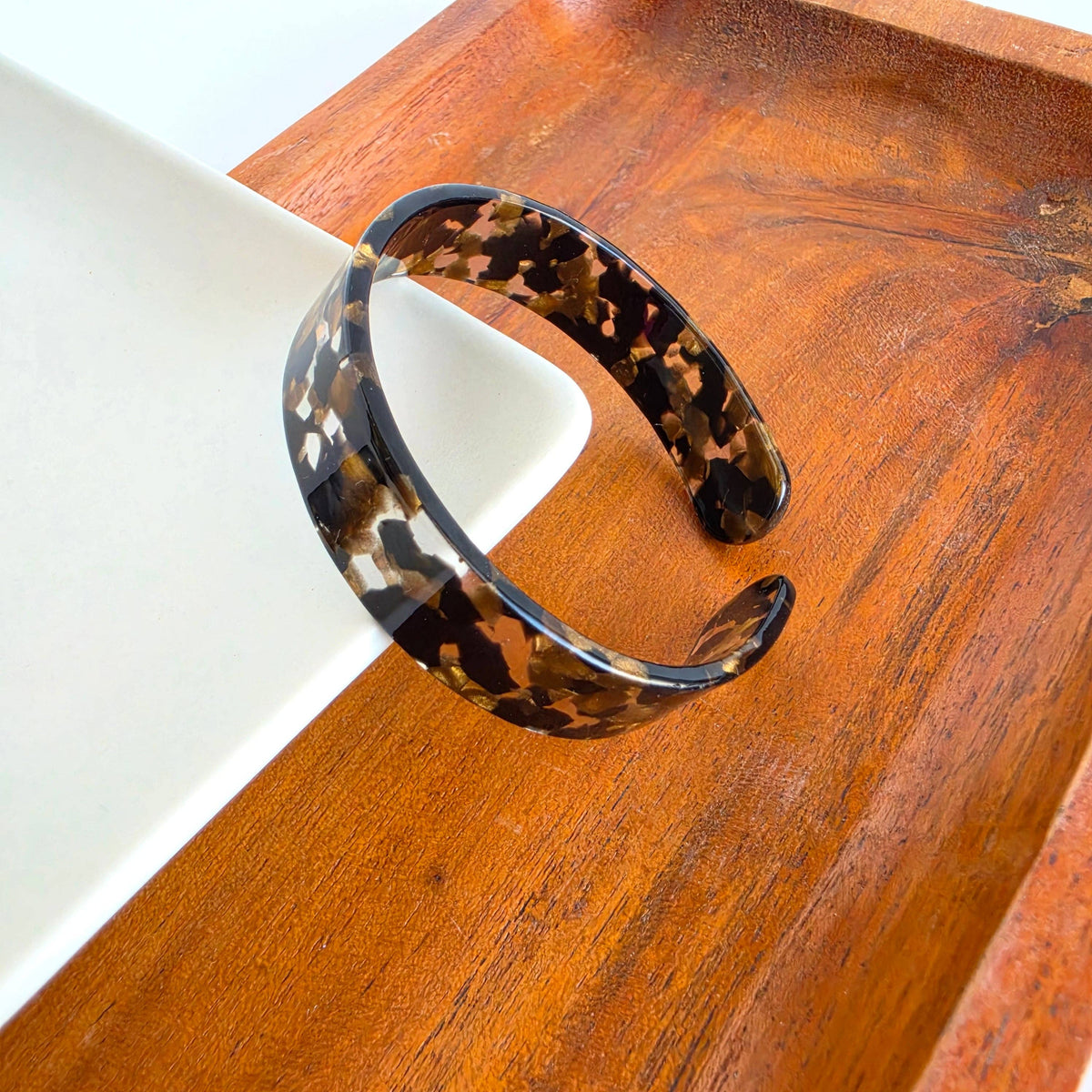 Brynn Bracelet - Black & Bronze - Small
