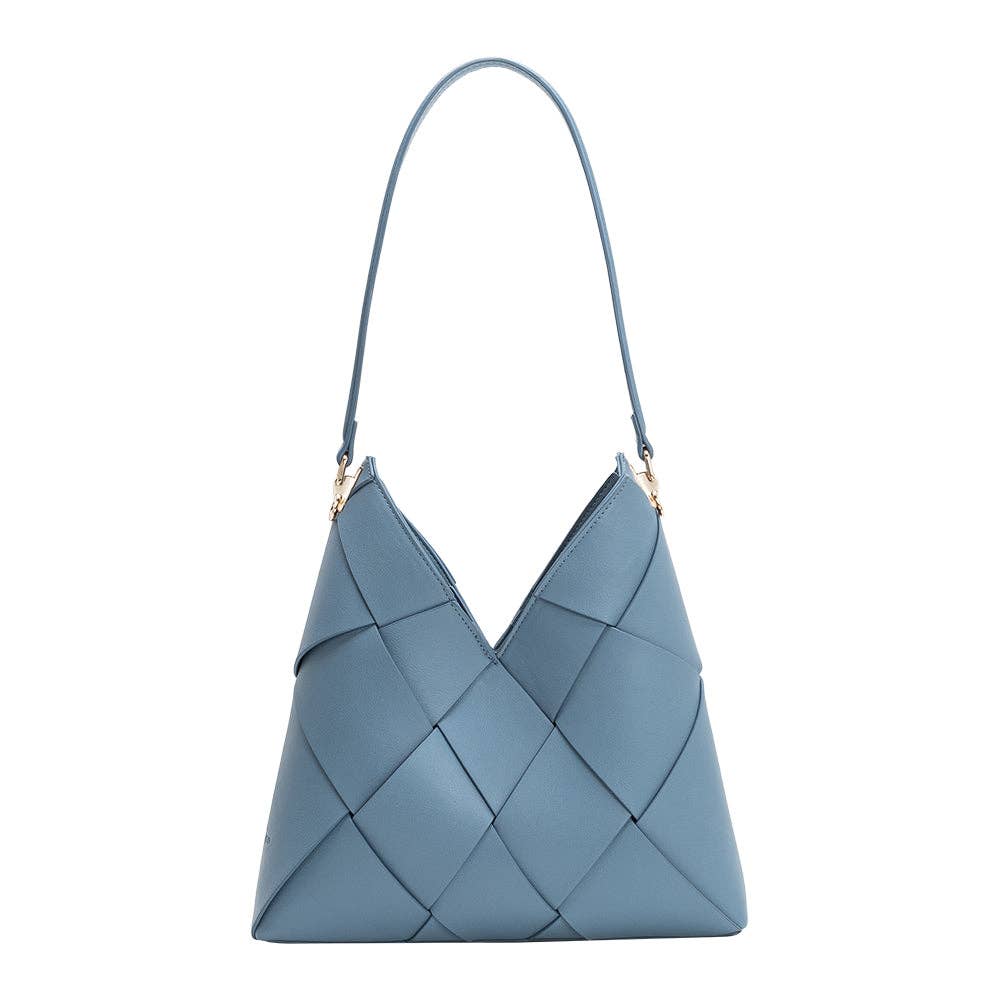 Phaedra Slate Recycled Vegan Leather Shoulder