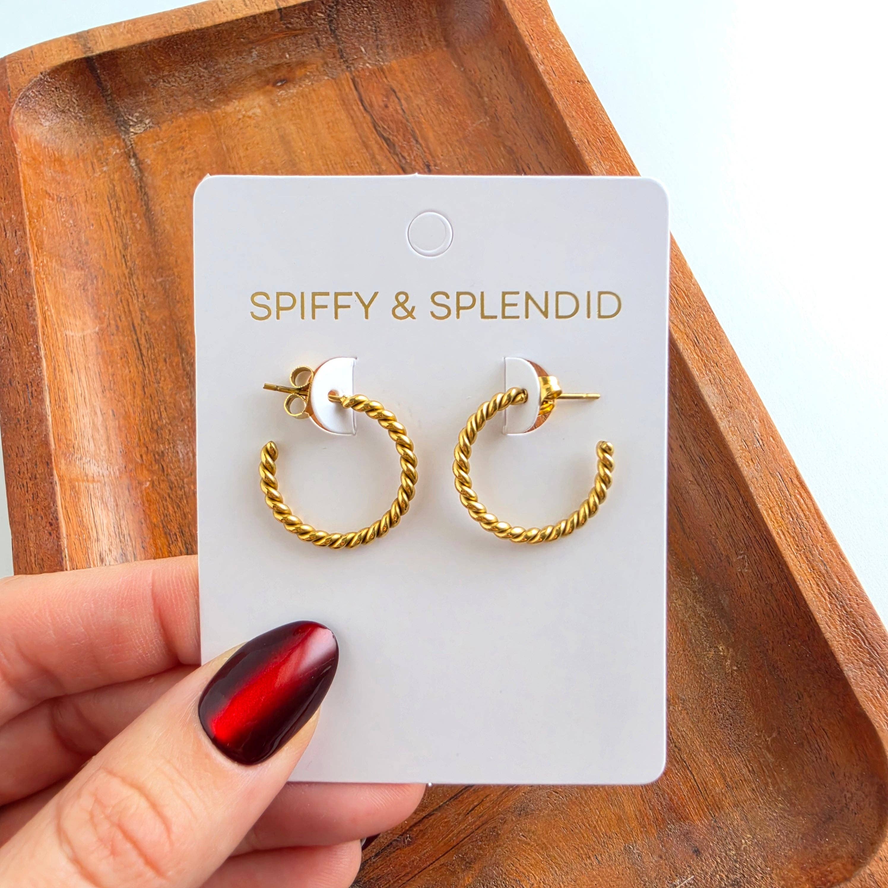 Luxe Harlow Hoops