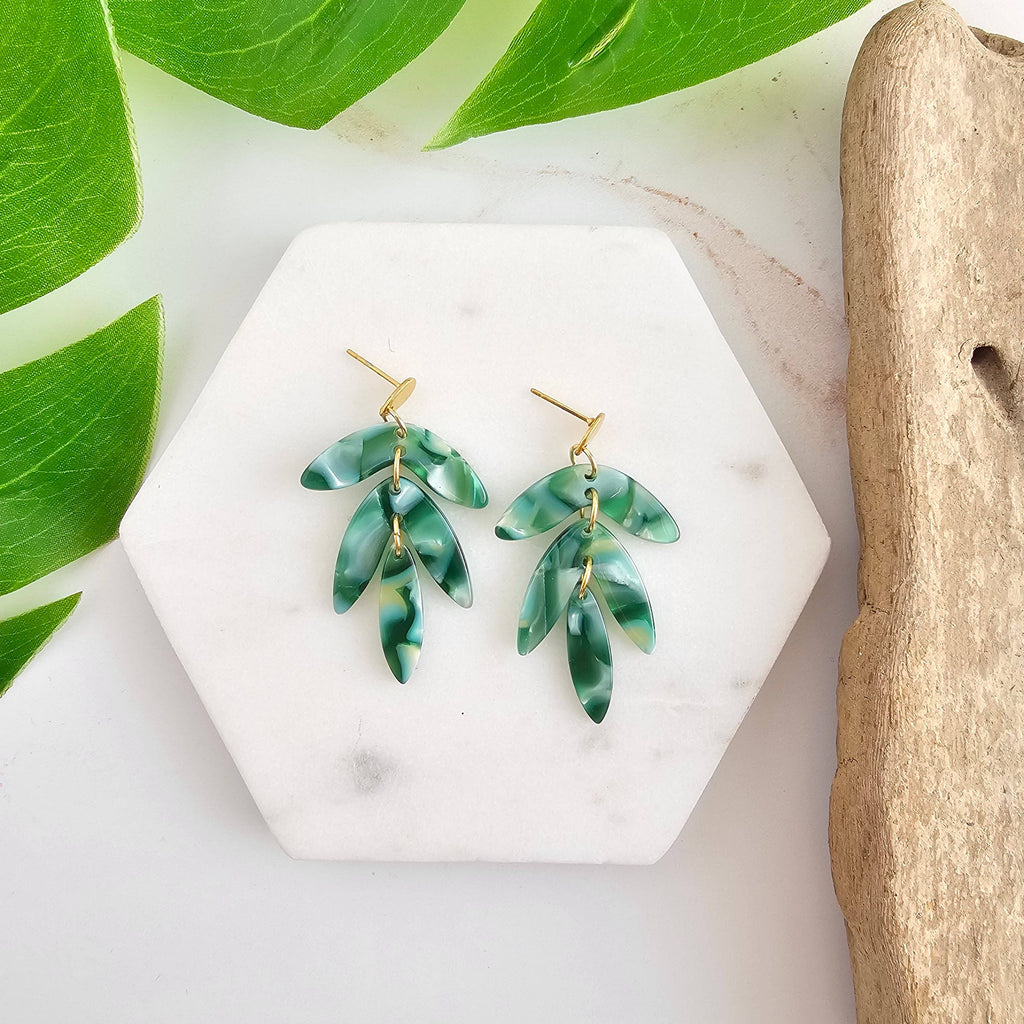 Mini Kailani Earrings - Palm Lustre