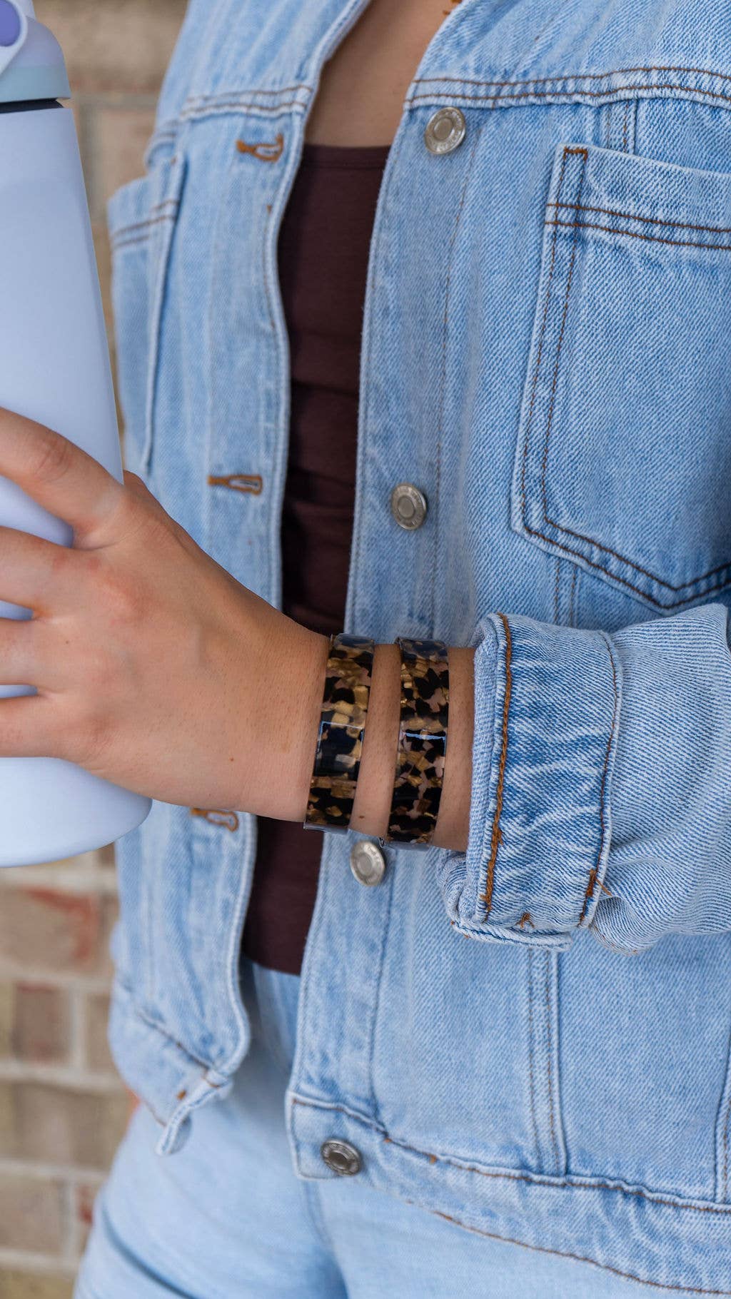 Brynn Bracelet - Black & Bronze - Small