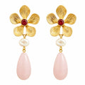 Floral Teardrop Earrings