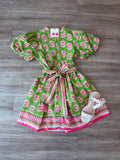 Allison Floral Belted Dress