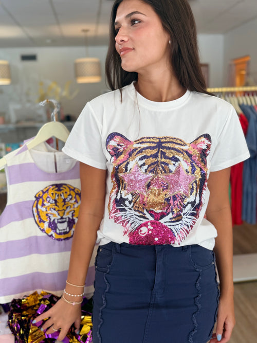 Belle Cher Tiger Bubble Shirt