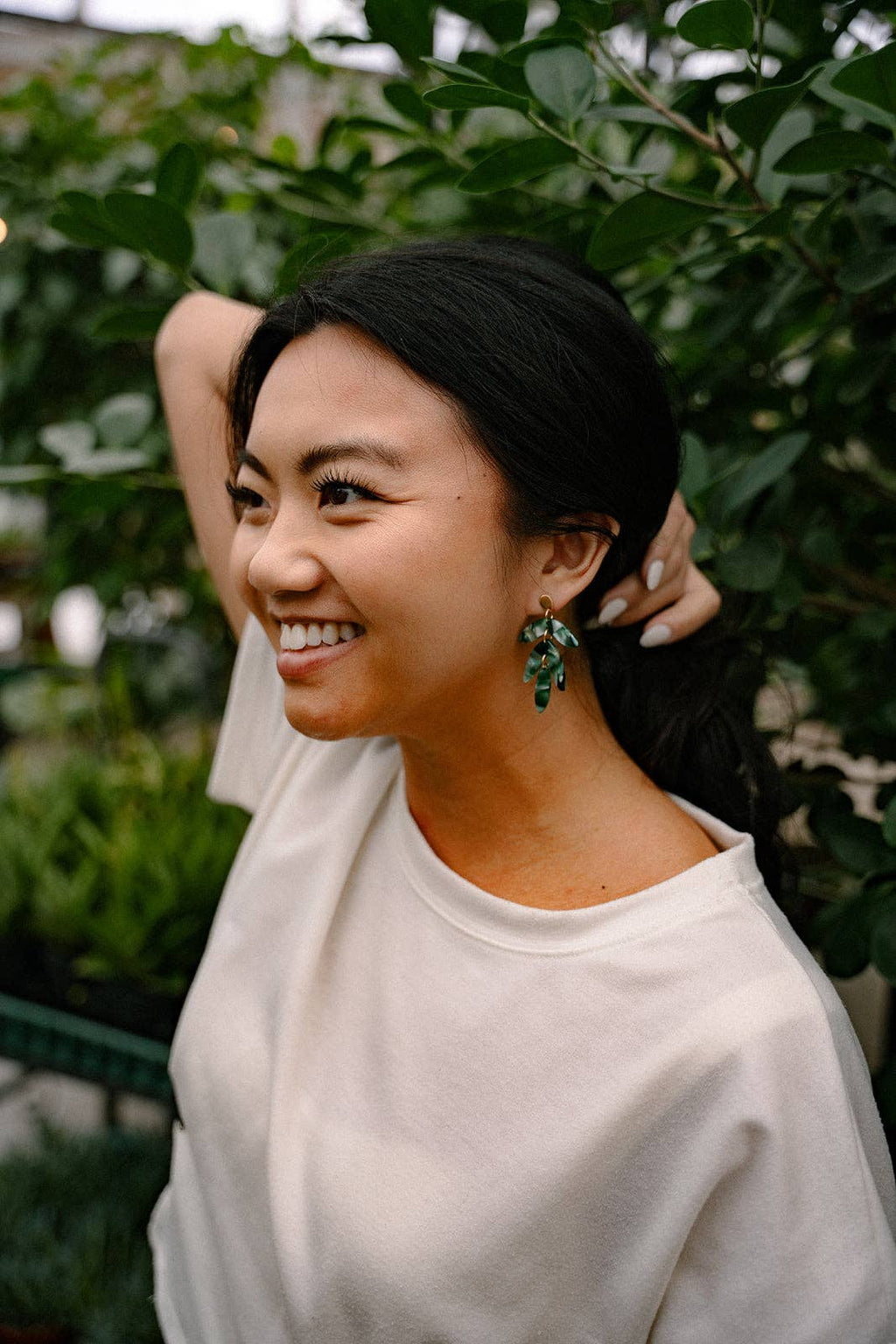 Mini Kailani Earrings - Palm Lustre