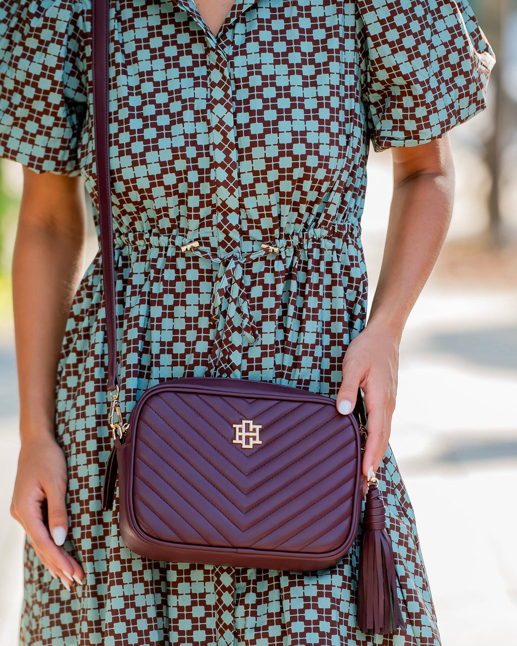 Greer Crossbody Burgundy