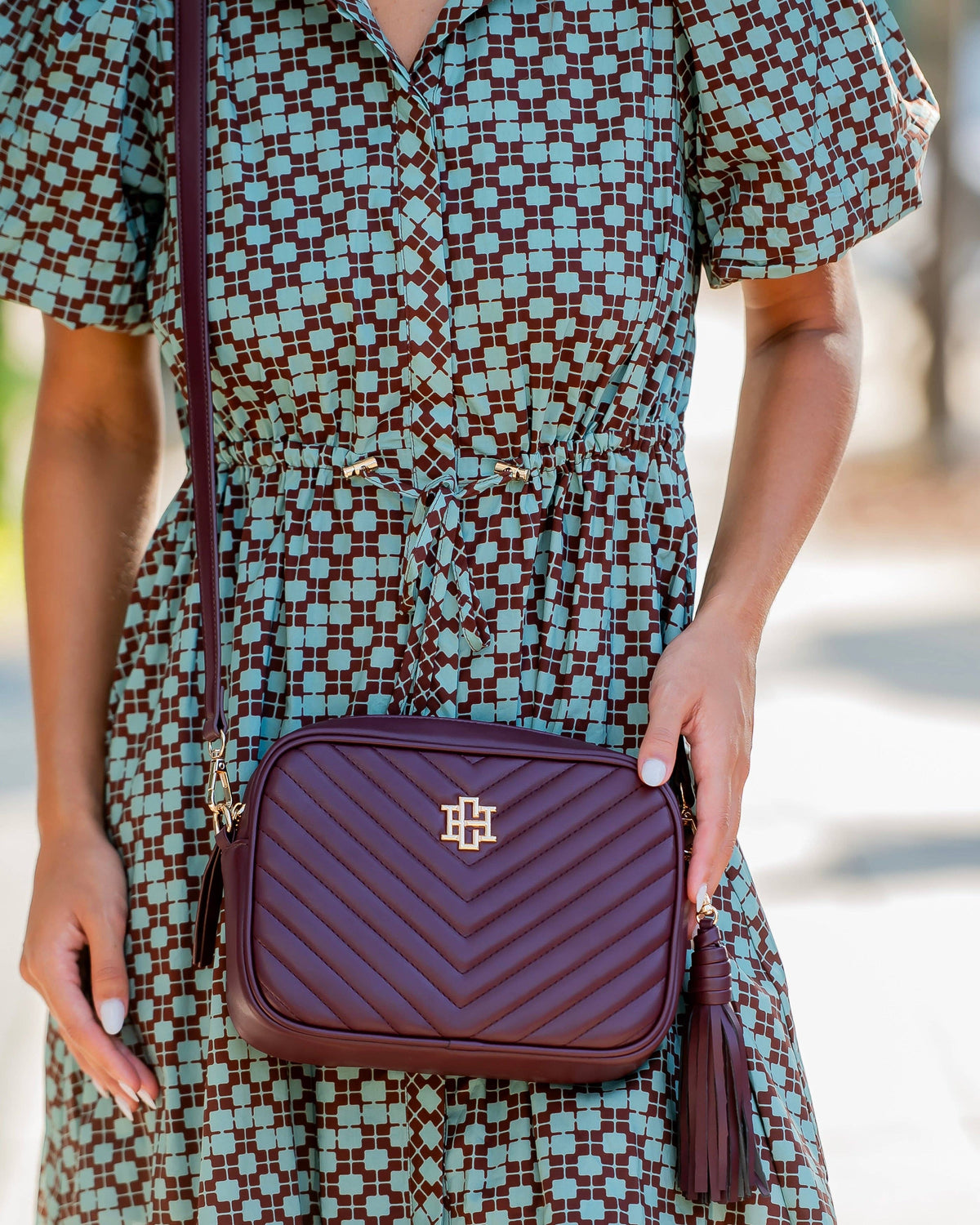 Greer Crossbody Burgundy