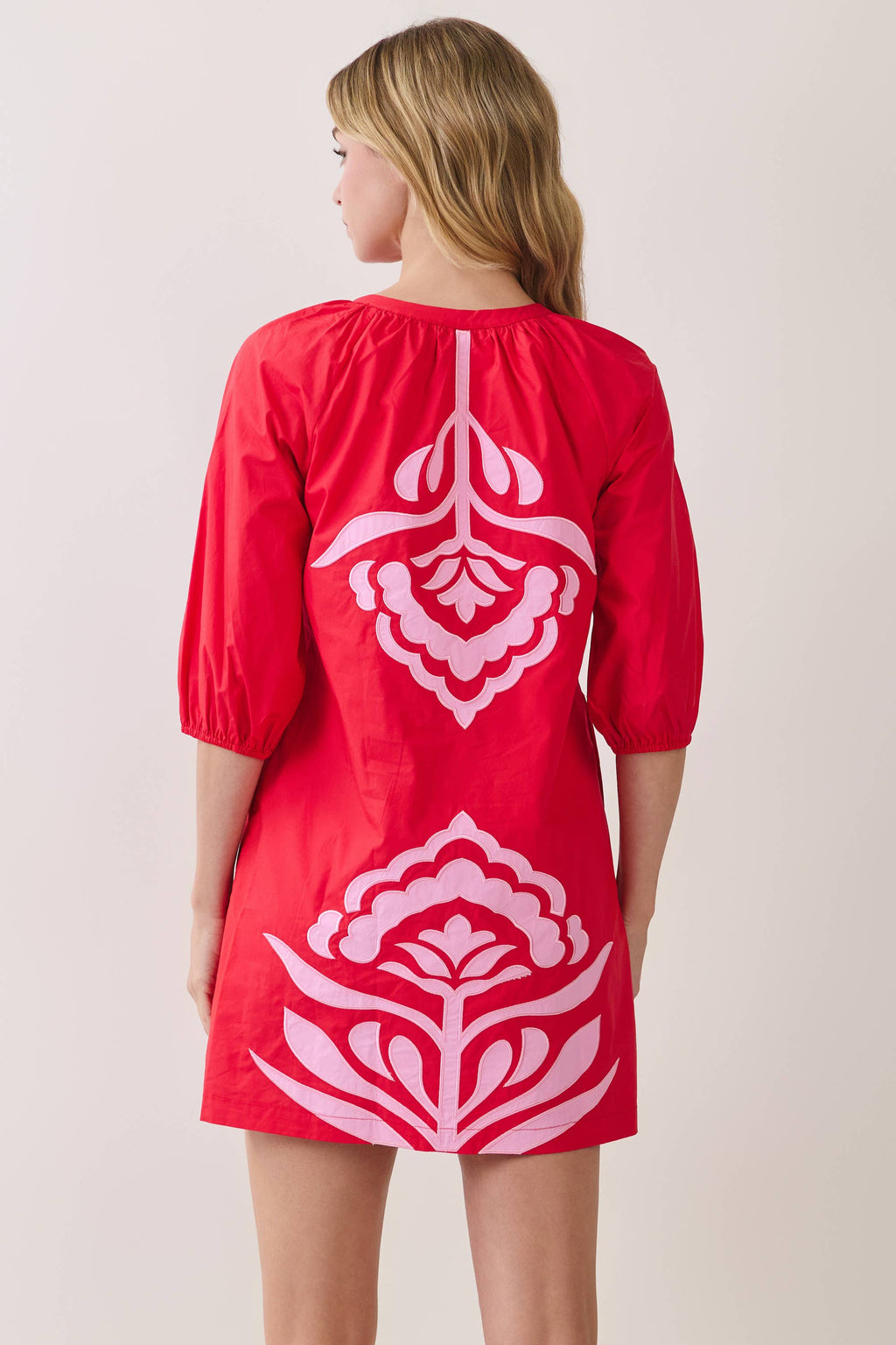 Betty Appliqué Shift Dress