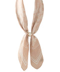 Beige Accented Pearl Paisley Scarf