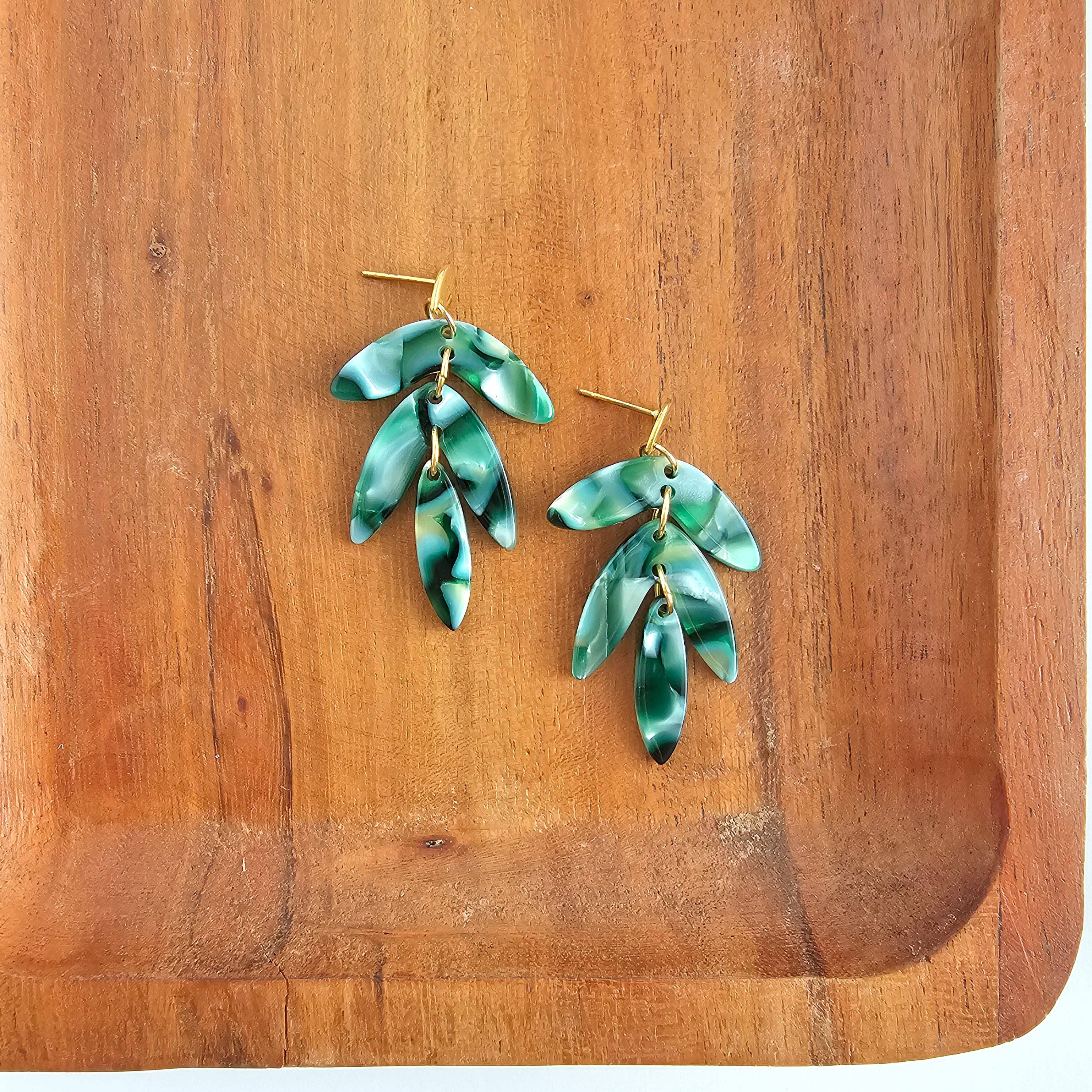 Mini Kailani Earrings - Palm Lustre