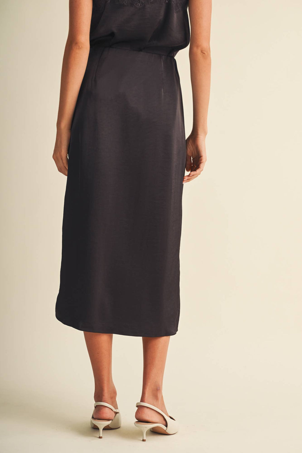 Constance Lace Slit Skirt