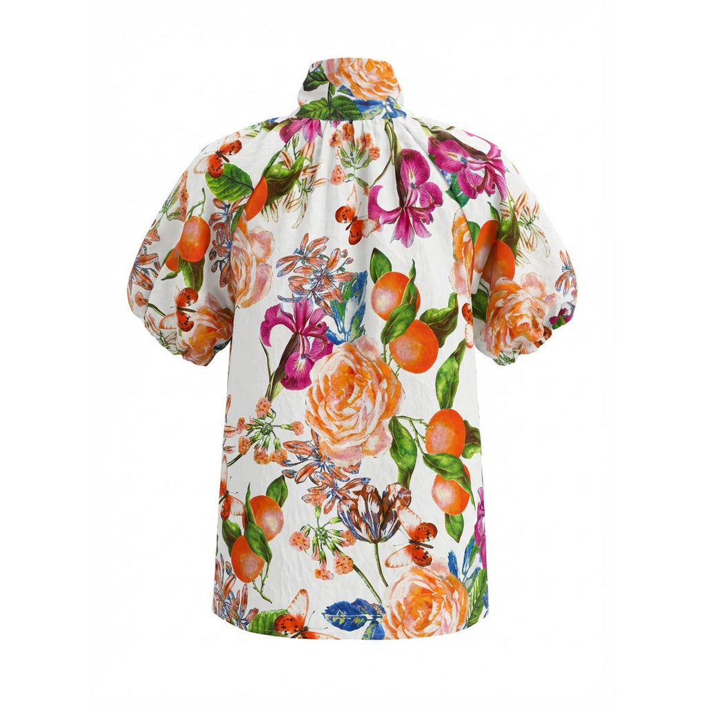 Tangerine Bloom Top
