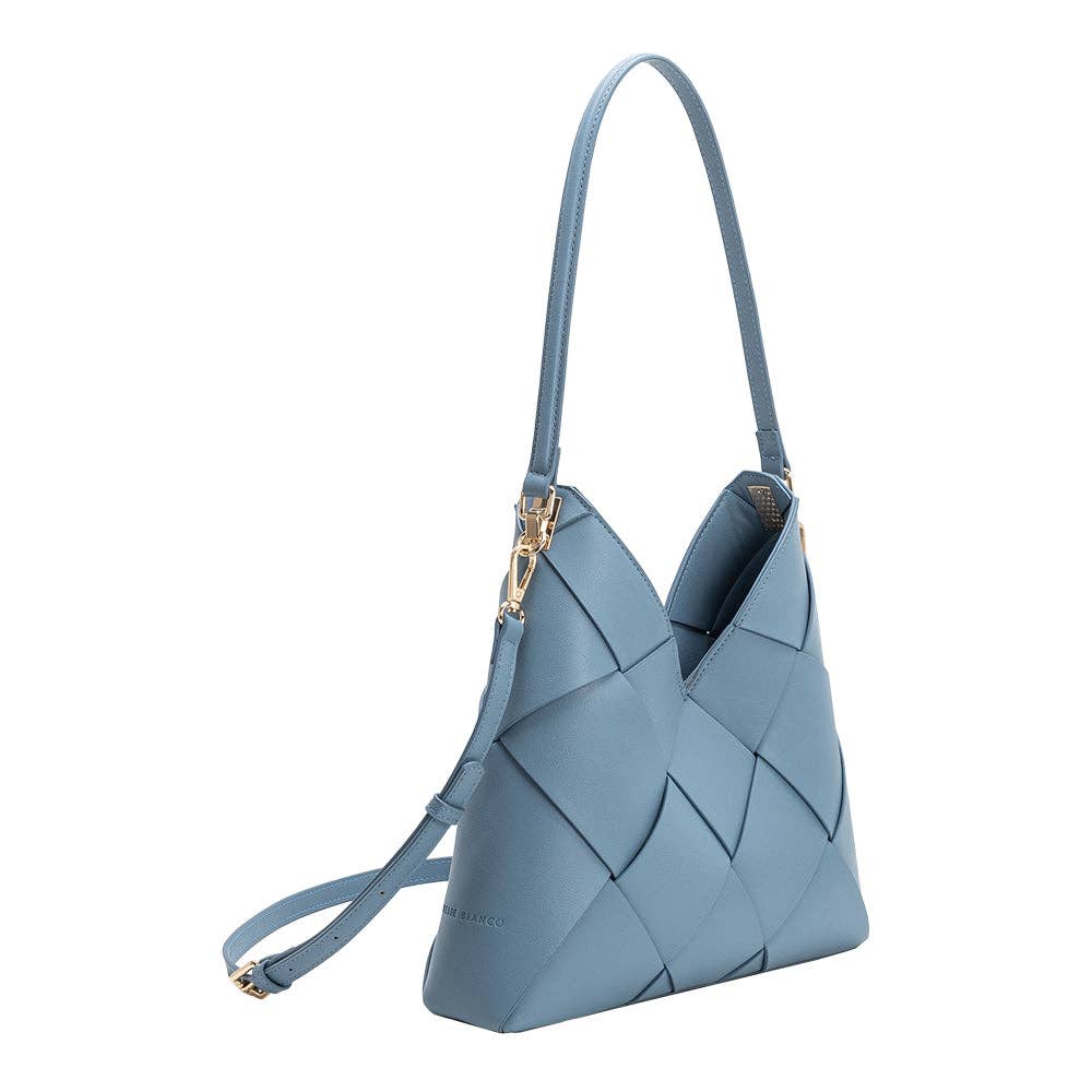 Phaedra Slate Recycled Vegan Leather Shoulder