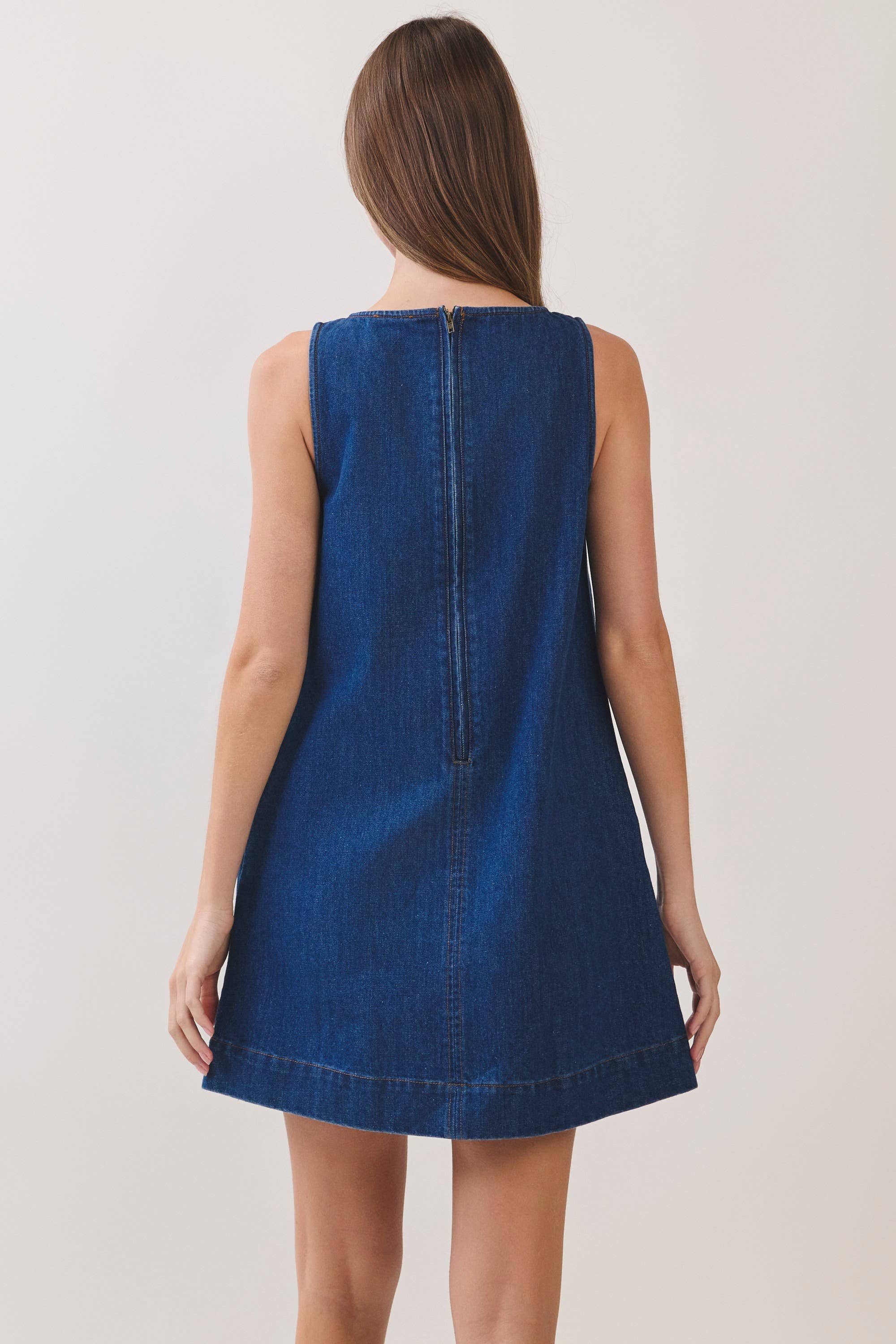 TC455 Teddy Denim Dress