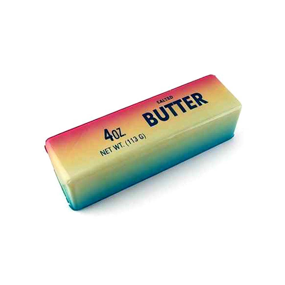 Rainbow Butter Bar Squeeze Squishy Stress Relief Toy