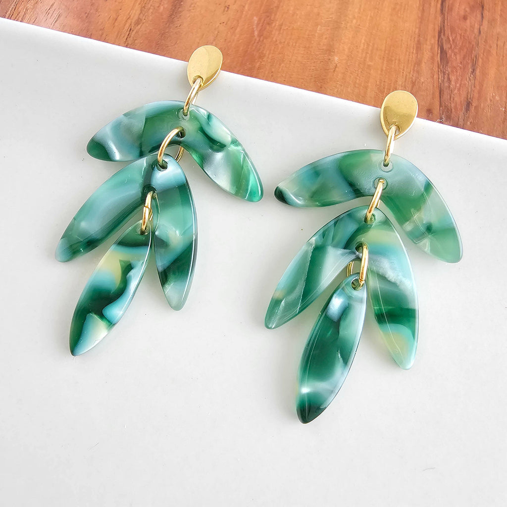 Mini Kailani Earrings - Palm Lustre