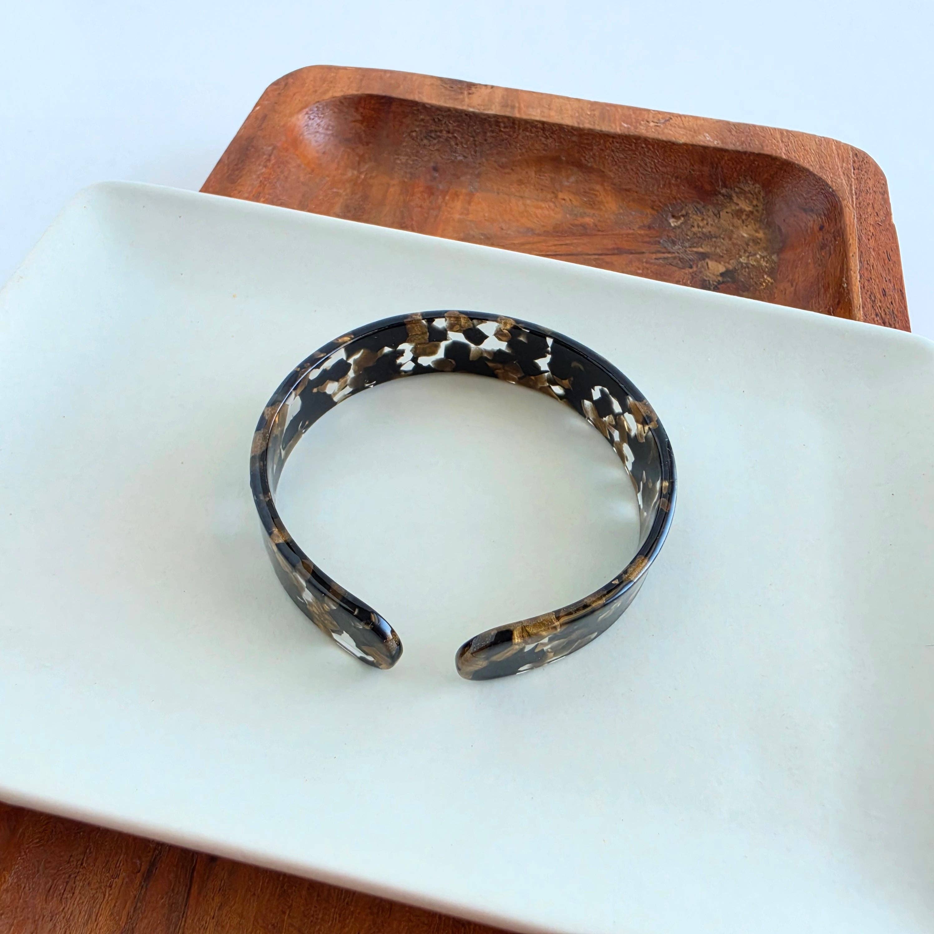 Brynn Bracelet - Black & Bronze - Small
