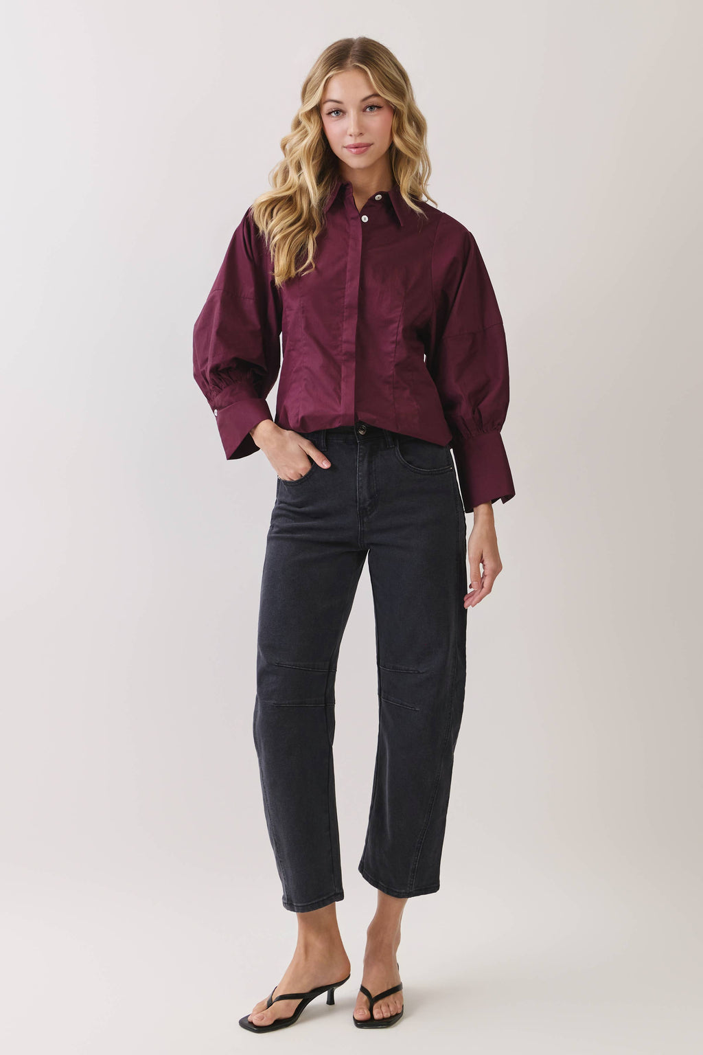 Conrad Balloon Sleeve Top