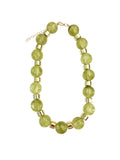 Jessica Chunky Beaded Necklace - Chartreuse