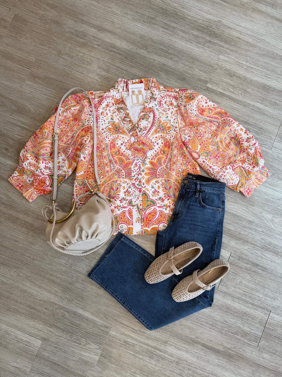 Mango Print Top