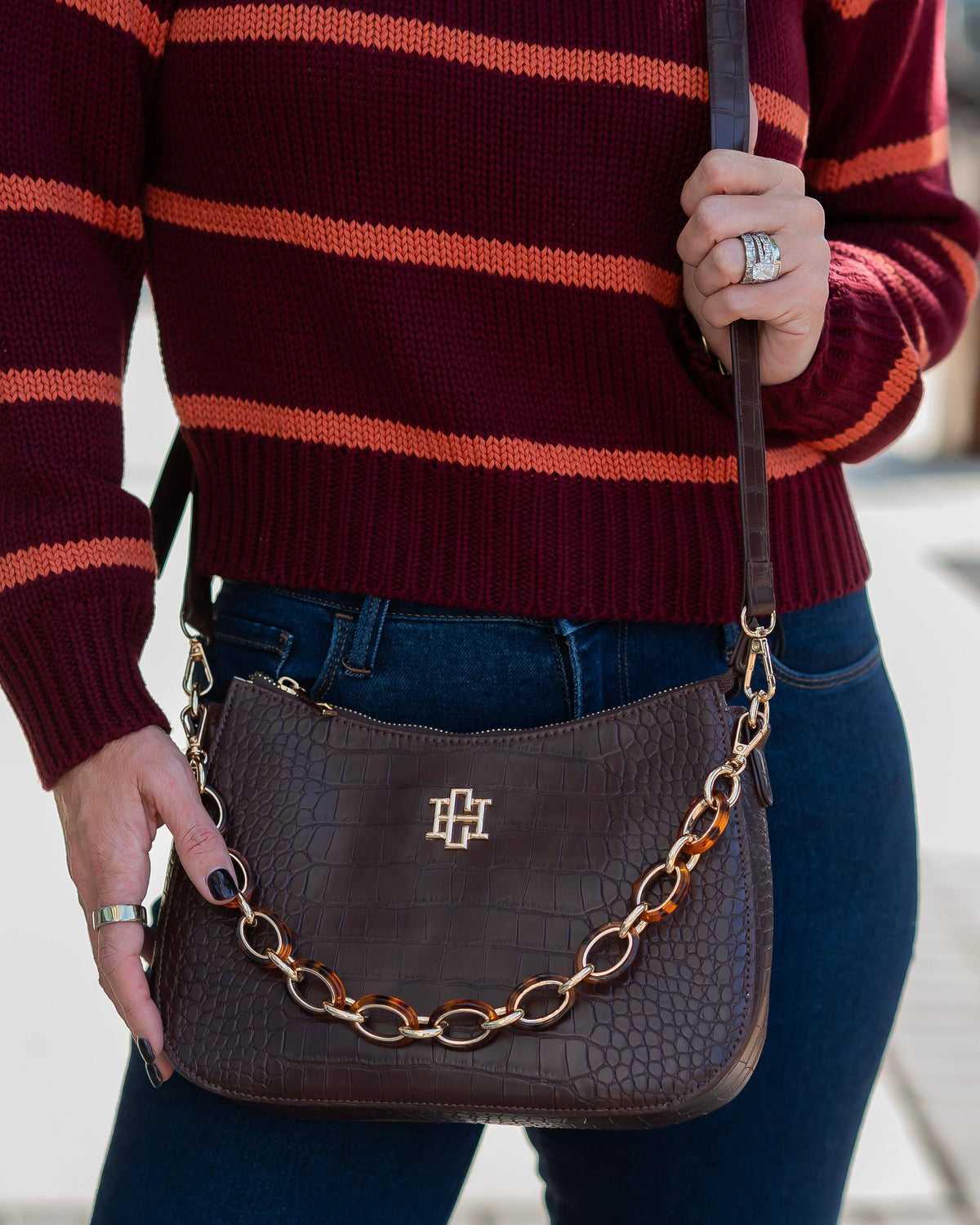 Charlee Crossbody Chocolate