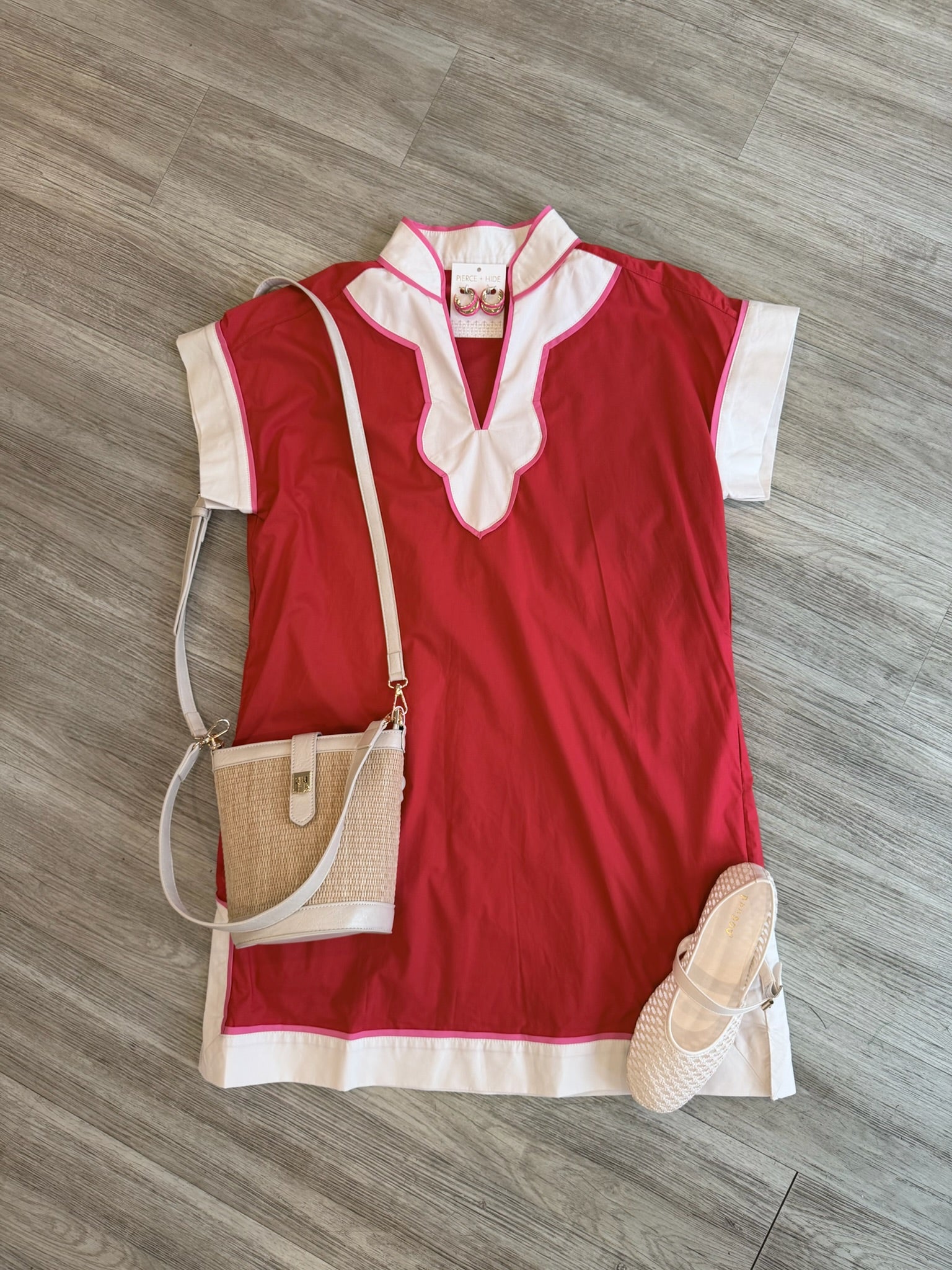 Shannon Dress Red