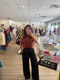 Tea Garden Scallop Hem Top