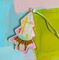 Away in a Manger - Blush Acrylic Ornament