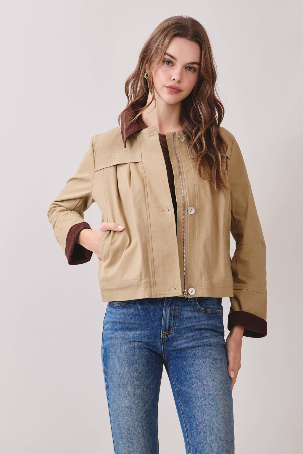 Martha Corduroy Cropped Jacket