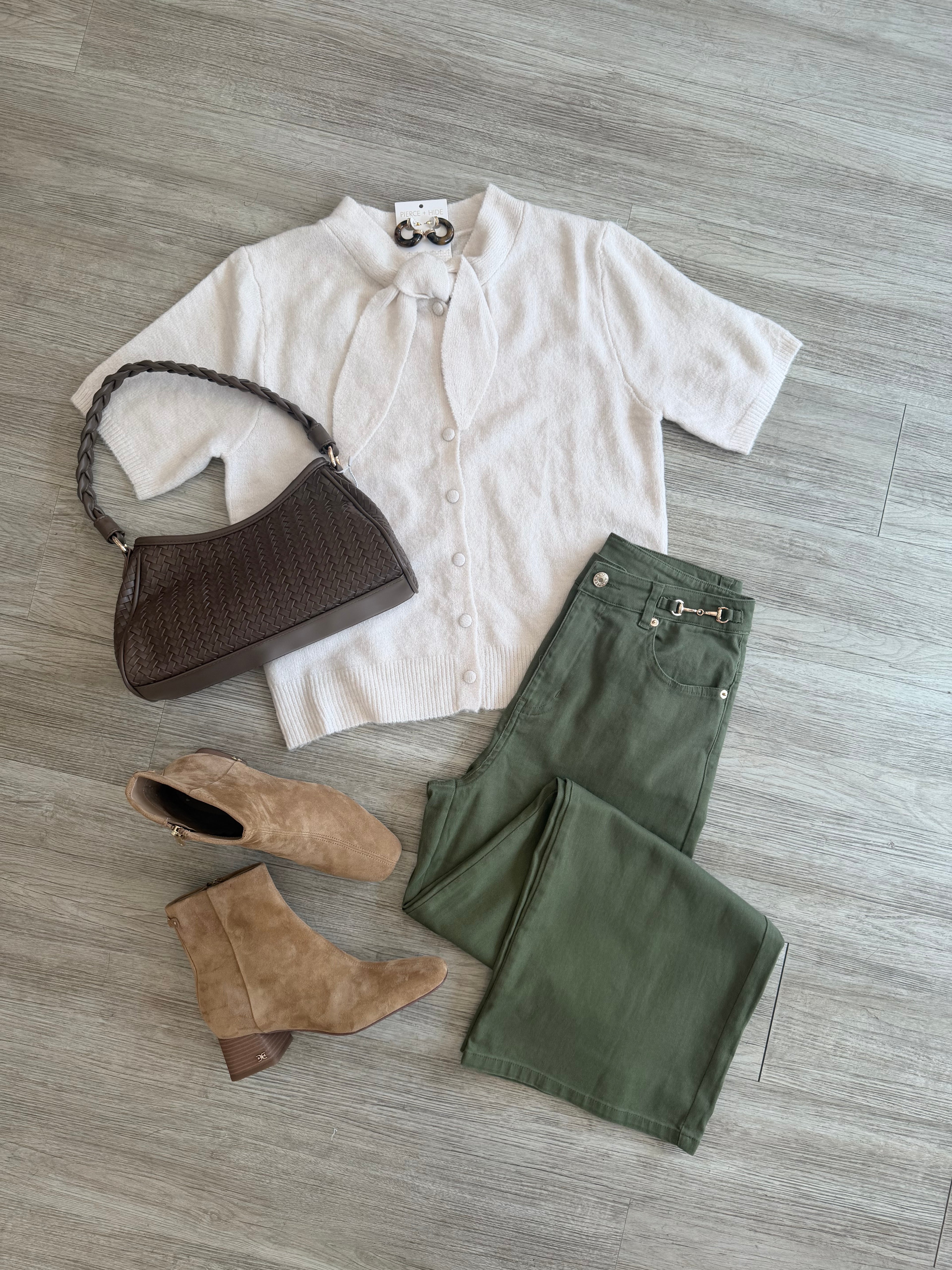 Hannah Tie Neck Sweater