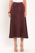 Arizona Suede Midi Skirt