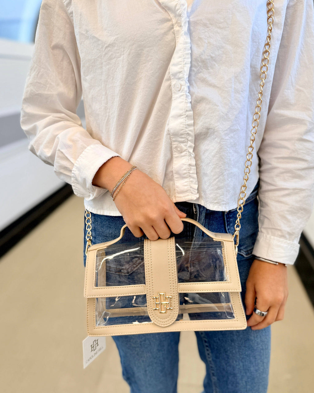 Grace Clear Bag Nude