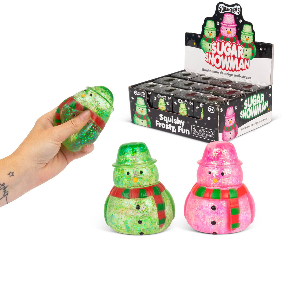 Scrunchems Sugar Snowman Squishy