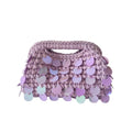 Tropez Woven Bag - Lilac