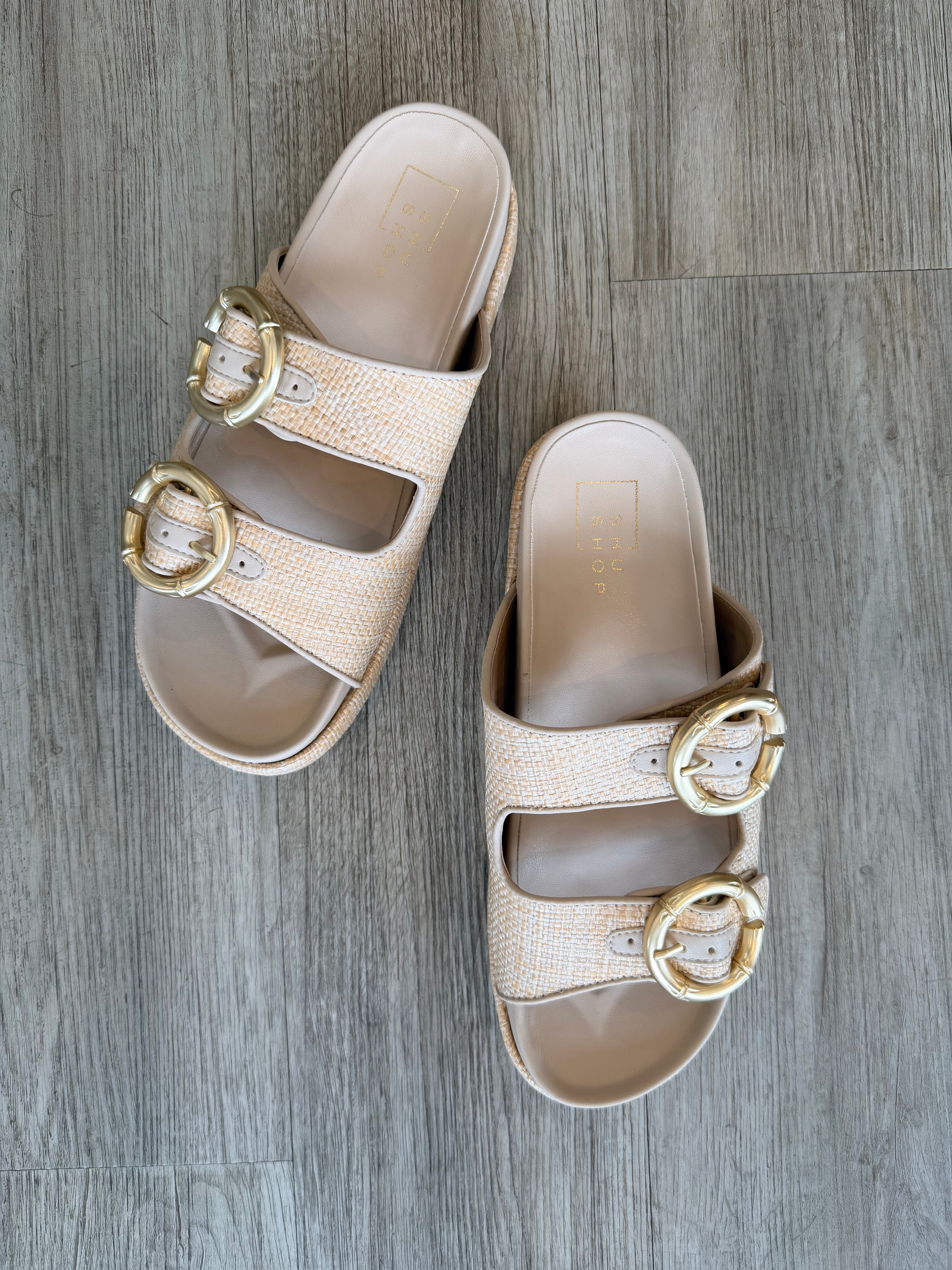 Shu Shop Lori Double Strap Slides